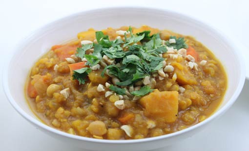 شوربة الحمص والعدس