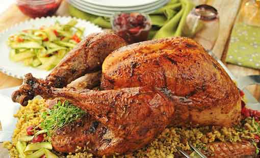 ديك رومي تندوري بحشو الأرز