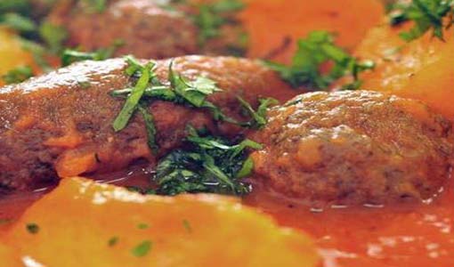 صينية الكفتة والبطاطس