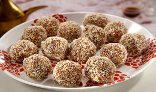 حلو التمر بالزعفران