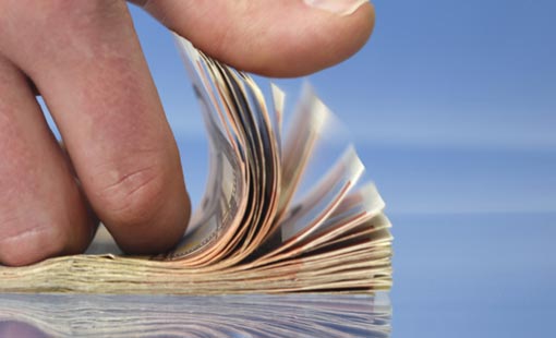 الأوراق النقدية عرض من عروض التجارة