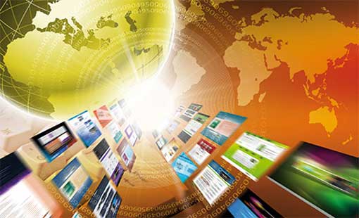 الإعلام الدولي من خلال الأنترنت