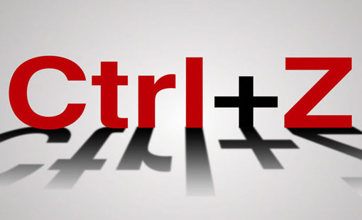 استخدم مفتاح Ctrl + Z في حياتك