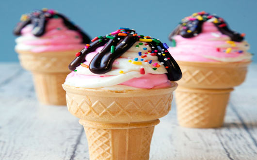 كيف تتناولون المثلجات؟