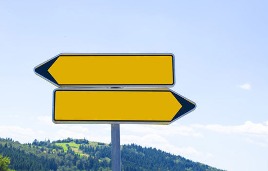 السعادة عندما تكون في الاتجاه المضاد