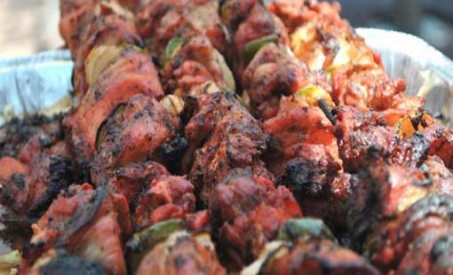 اللحم المشوي بنكهة الكاري