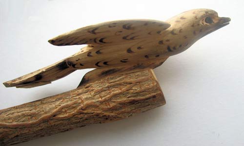 عين الطائر الخشبي