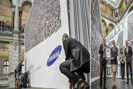 سامسونج تدخل موسوعة جينيس برقم قياسي جديد