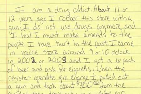 يعتذر ويعيد ما سرقه بعد 12 عاماً