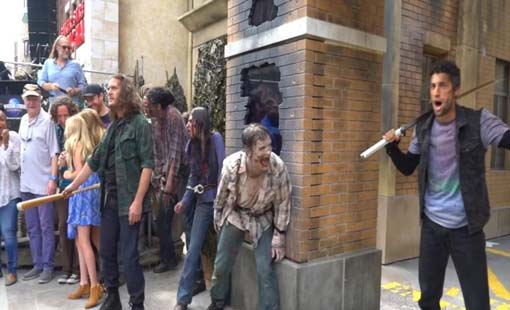 ممثل يموت أثناء تأدية دوره في مسلسل رعب