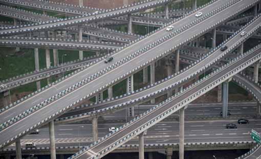 هذا ما فعلته الصين بطرقها