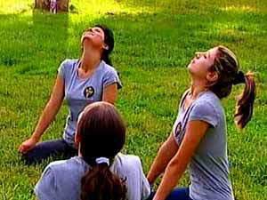 تمرين تنفس قصير