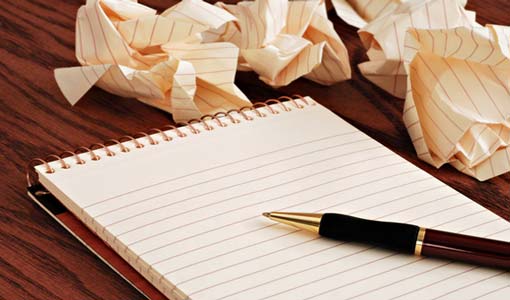 معاناة الكتابة