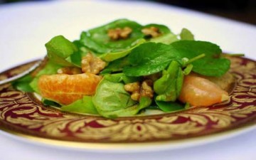 سلطة جرجير وحمضيات