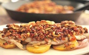 سمك بالتمر هندي والرمان