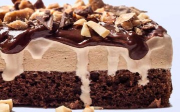 كيك بحشو كريمة الشوكولاتة