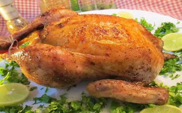 دجاج صحيح بصلصة باربيكيو