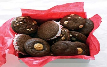 بسكويت جوز الهند بالشوكولاتة