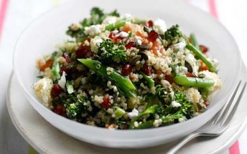 سلطة البروكلي بجبن الفيتا