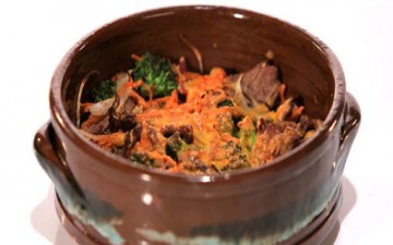 طاجن لحم بالخضروات