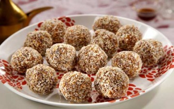 حلو التمر بالزعفران