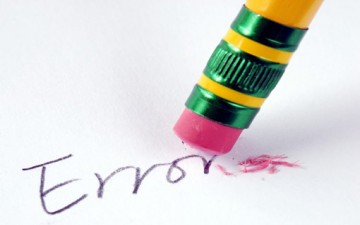 لنجعل الخطأ يبدو سهل التصحيح