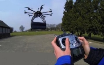 طائرات بدون طيار لتوصيل «البيتزا»